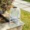 Glitzhome® 11.5" Metal Mesh Solar Powered Lantern with Stand
